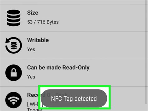 android nfc tags read only